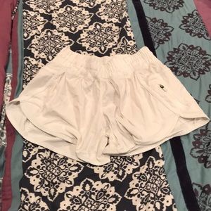 RARE lululemon white shorts